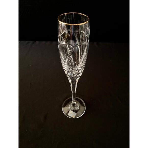 Set of 6 Mikasa Cachet Gold Crystal Stemware - Rare 1998-2000 - Picture 8 of 8